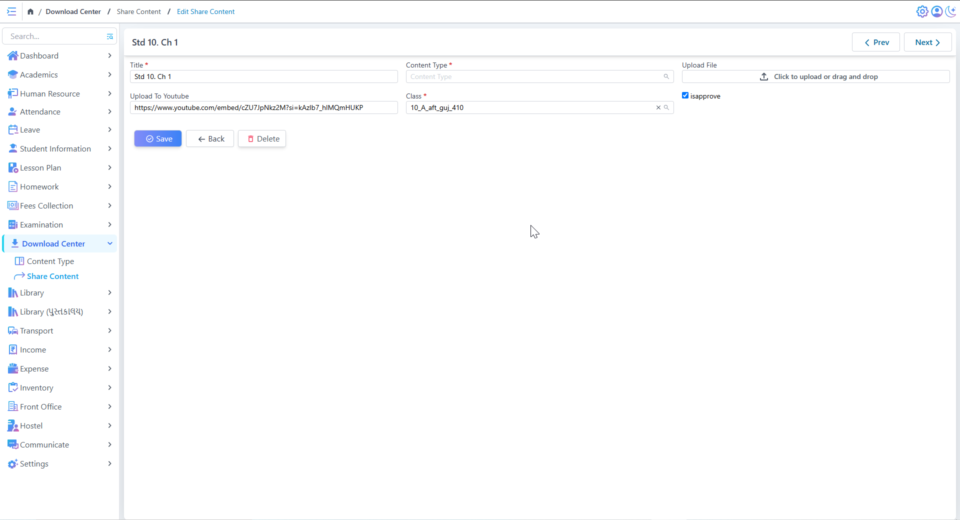Geometric art installation